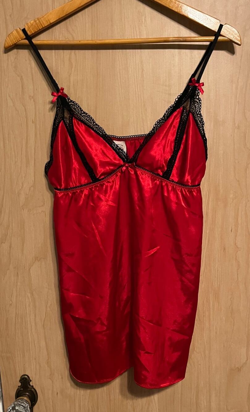 In Bloom Red Lacy Cami Mini Dress Coquette Whimsygoth Goth Medium